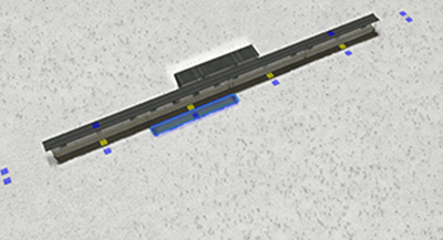 Station configuration mode with available module attachment positions