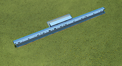 Railway platform and track placement preview